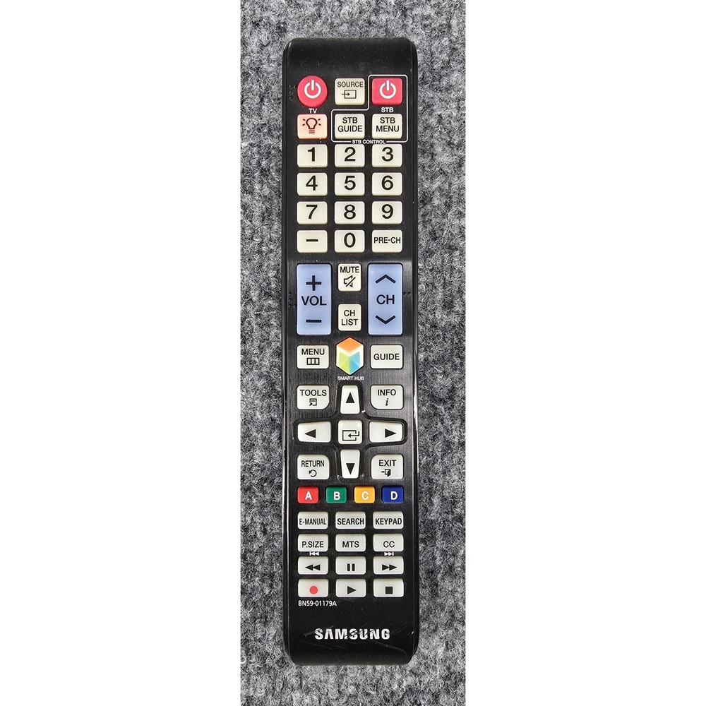 Samsung Smart TV Remote Control BN59-01179A Black Smart Hub Backlit OEM